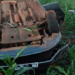 Condutor de Voyage perde o controle, capota e passageira sai ferida na MS-156