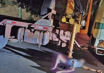 Condutor de caminhão atropela pedestre, o deixa em estado grave e foge em MS