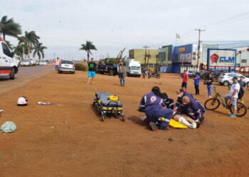 Motociclista morre atropelada nesta tarde, após conversão errada