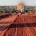 Vídeos mostram detonação de rochas na obra de pavimentação da MS-347