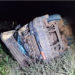 Condutor de caminhão fica ferido, após perder controle e capotar veículo na BR-158