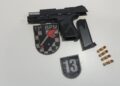 CAC é preso com pistola, após separar briga da esposa com a ex em bar na Capital