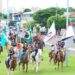 Cavalgada no centro de Campo Grande divulga Brasileirão do Laço Comprido