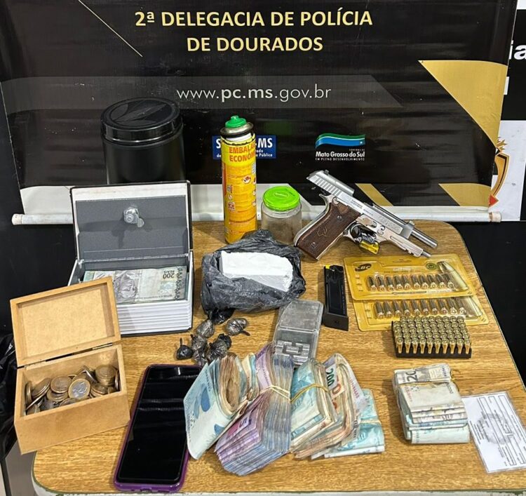 Um dos principais traficantes de cocaína de Dourados é preso com droga enterrada