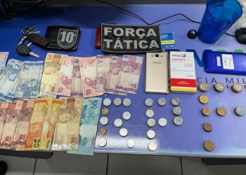 Quadrilha é presa pela PM logo após roubar farmácia na Região Lagoa da Capital