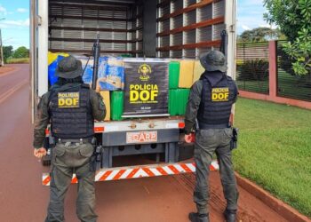 Caminhão roubado em SP é recuperado pelo DOF em MS com mais de 4 toneladas de drogas