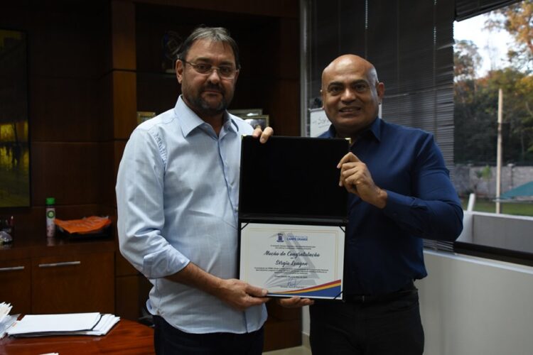 Câmara de Vereadores de Campo Grande homenageia presidente da Fiems