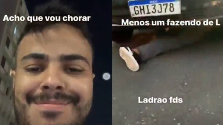 Motorista de aplicativo mata jovem atropelado e debocha: ‘Menos um fazendo o L’