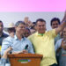 Bolsonaro chega à Agrishow junto com governador de SP, Tarcísio de Freitas