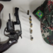 Homem é preso pela PMA no momento em que exibia arma na cintura para amigos
