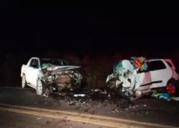Pastor e enteada grávida de 8 meses de MS morrem em acidente na BR-163