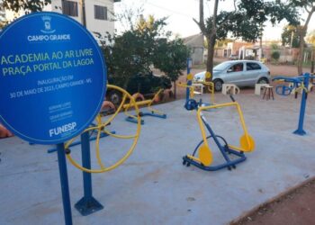 Prefeitura inaugura academias ao ar livre nos bairros São Caetano e Portal da Lagoa