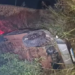 Motociclista morre ao colidir em caminhonete, que cai em ribanceira e fere condutor