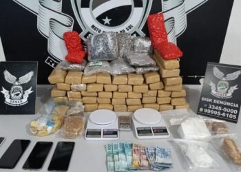 Polícia prende dupla que abastecia “bocas de fumo” de drogas no Jardim Aeroporto