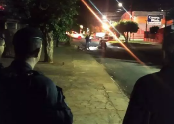 Assassino mata homem que estava em cima de bicicleta com 4 golpes de faca em Dourados