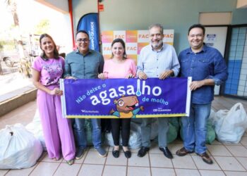 Águas Guariroba doa 1 tonelada de agasalhos para o Fundo de Apoio à Comunidade