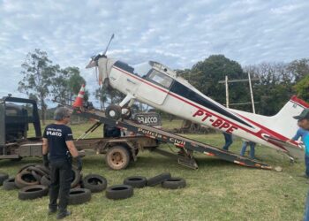Aeronave utilizada no narcotráfico é apreendida pelo DRACCO em MS
