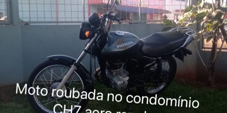 VÍDEO: Moto é furtada em condomínio do Aero Rancho e moradores acusam filho de morador
