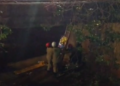 Bombeiros precisam resgatar idoso que caiu no Córrego Segredo na Capital