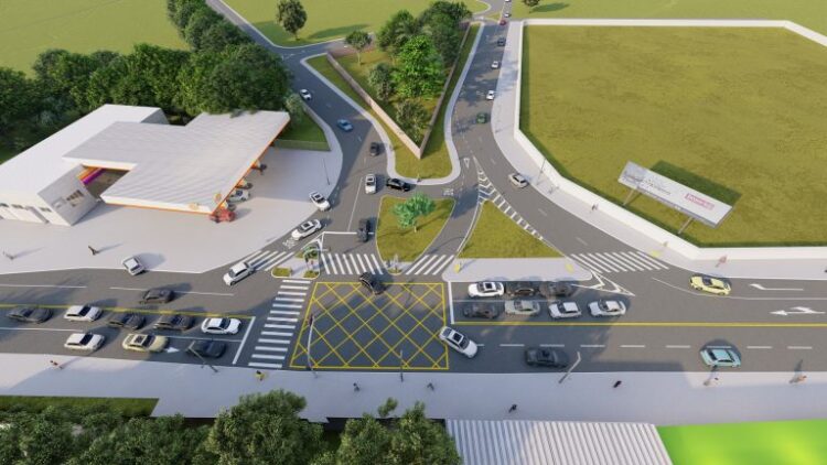 Prefeitura avança com obras para reordenamento da Avenida Três Barras