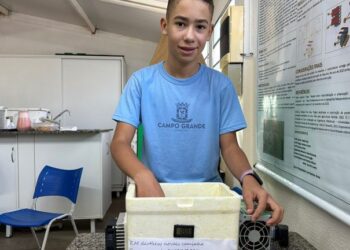 Com peças de notebook, aluno cria máquina multi resfriadora para armazenar insulina da avó