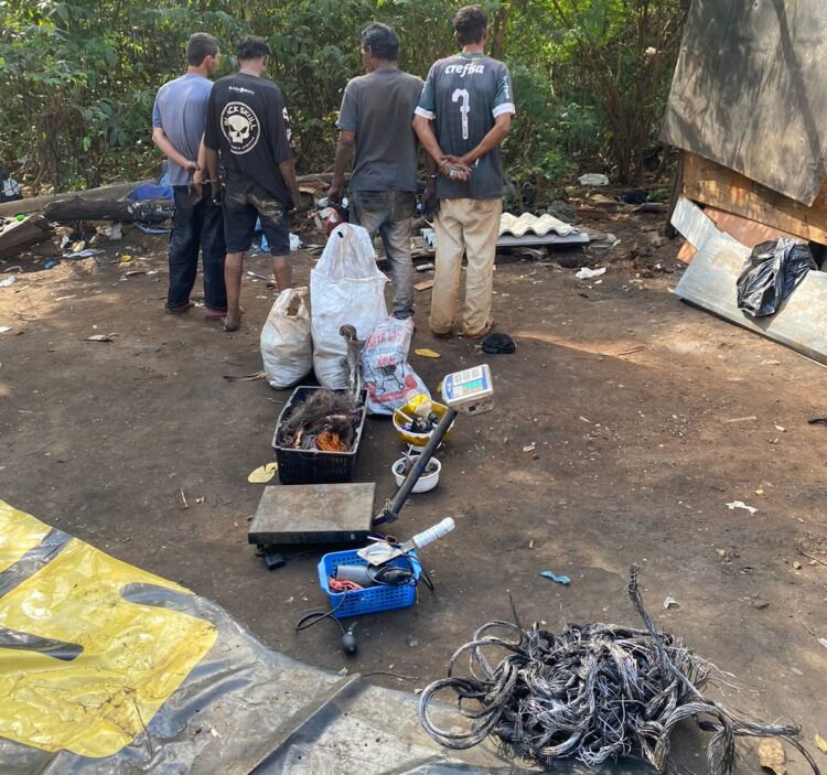 Polícia prende quadrilha por receptação de fios de cobre em Campo Grande