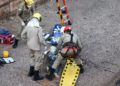 Mulher cai no Córrego Segredo e é resgatada em estado grave pelos bombeiros