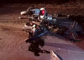 Colisão entre motos mata 2 na MS-147, 1 deles filho de figura conhecida da região