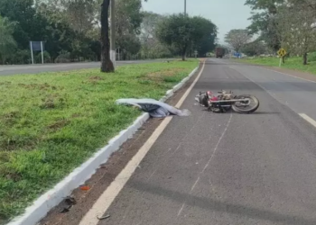 Pedestre morre ao ser atropelado por motocicleta na BR-262
