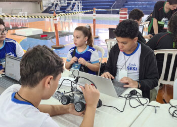 Escola Sesi disputa etapa regional da Olimpíada Brasileira de Robótica na Capital