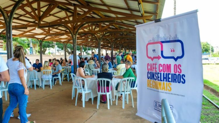 Prefeitura promove a 5ª edição do Café com Conselheiros Regionais