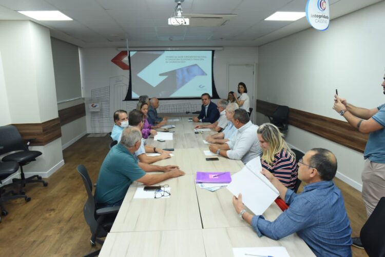 Comissão mista da ALEMS visita Cassems para reunião sobre os impactos financeiros da Pandemia