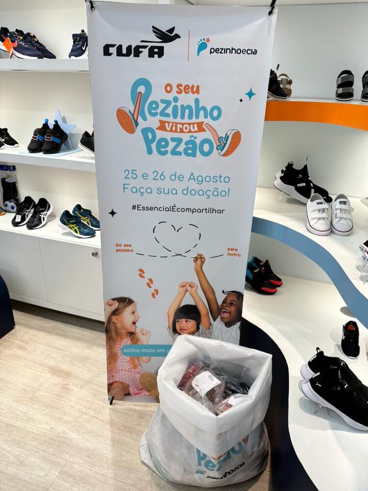 Iniciativa quer arrecadar mil pares de sapatos para crianças carentes na Capital