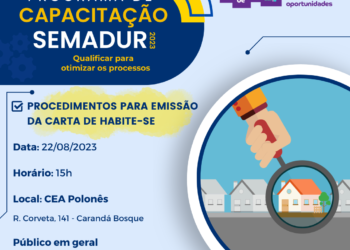 Prefeitura oferece capacitação à população sobre procedimentos para emissão da Carta de Habite-se