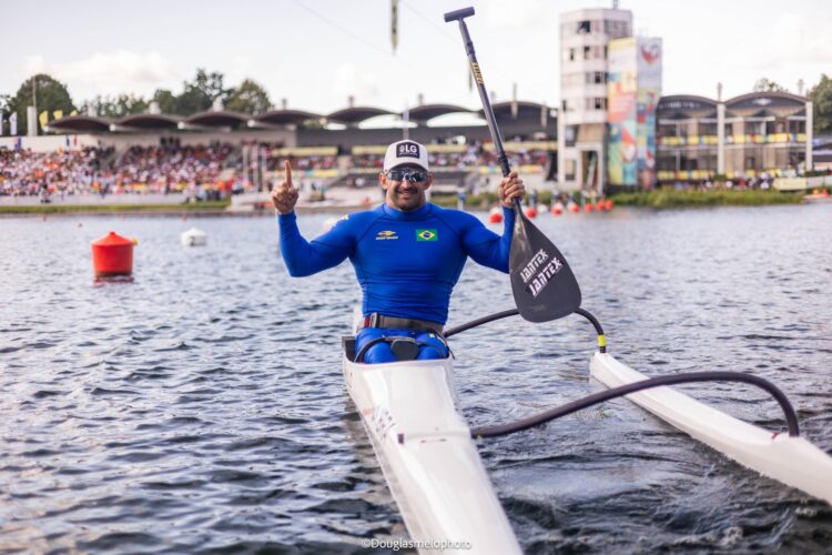 É bicampeão! O sul-mato-grossense Rufino conquista medalha de Ouro no Campeonato Mundial de Paracanoagem