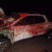 Casal fica ferido, após atropelar cavalo que morre e carro fica “banhado a sangue”
