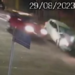Hilux bate em Etios e Fiat Argo, que por sua vez colidem em mais 2 carros na Capital