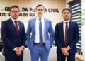 Delegados da PF visitam a Polícia Civil de MS para força no combate ao crime organizado
