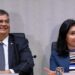 Ministros Flávio Dino e Simone Tebet estão em CG para anúncio de R$ 121 mi pra segurança