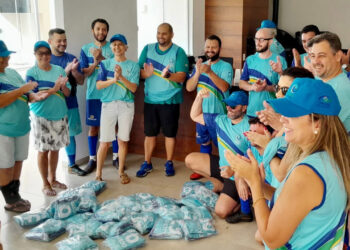 Atletas do TCE-MS recebem uniformes e treinam para Olimpíada dos Tribunais de Contas