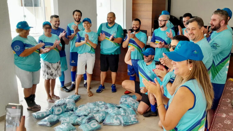 Atletas do TCE-MS recebem uniformes e treinam para Olimpíada dos Tribunais de Contas