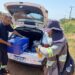 Para enfrentar o calor, equipes de campo da Águas Guariroba recebem kits de hidratação