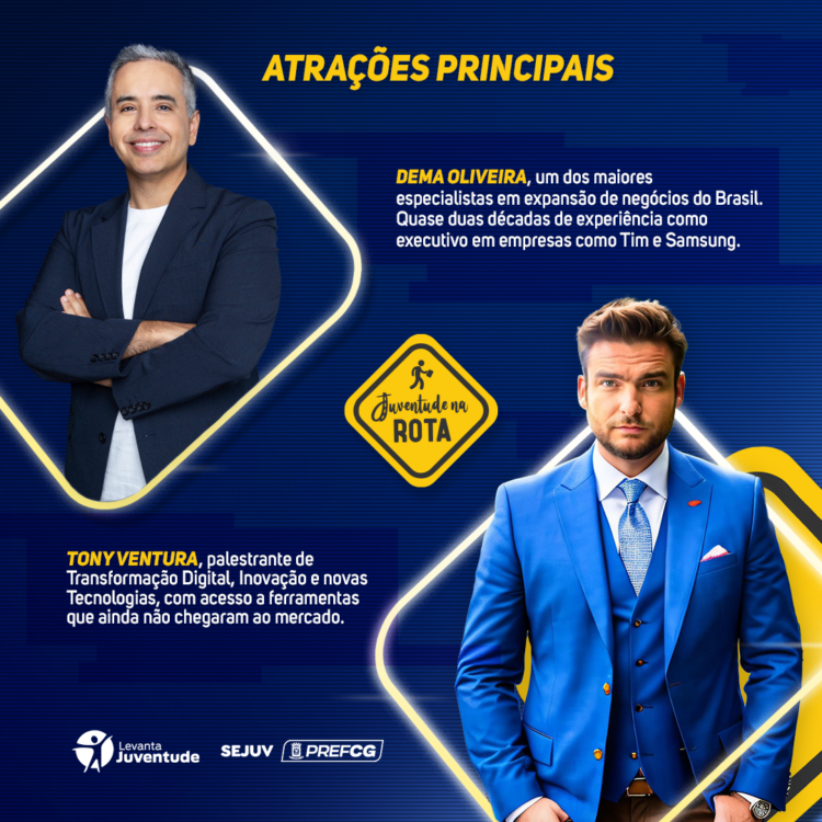 Juventude na Rota acontece hoje com Talk Shows a partir das 13 horas