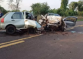Condutor de Palio invade pista contrária, colide em Strada e morre na BR-267