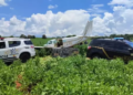 FAB intercepta avião com cocaína e prende piloto, na Capital, com ajuda da PF