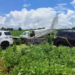FAB intercepta avião com cocaína e prende piloto, na Capital, com ajuda da PF