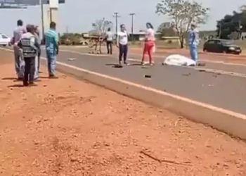 Motociclista morre ao atravessar BR-158 e ser atingido por caminhonete