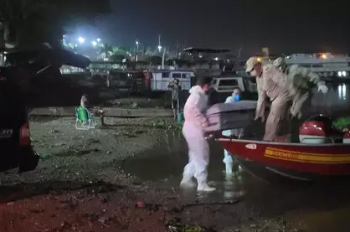 Corpo com bermuda azul e sandálias é encontrado boiando no Rio Paraguai, no Pantanal