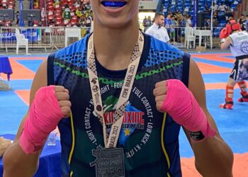 Lutador Jorge Vera leva o segundo lugar na Copa Brasil de Kickboxing, na Capital