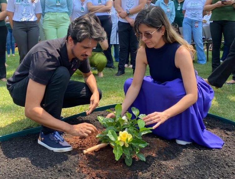 “SIM” das famílias para doação de órgãos marca inauguração do Jardim da Esperança em hospital